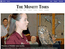 Tablet Screenshot of monett-times.com